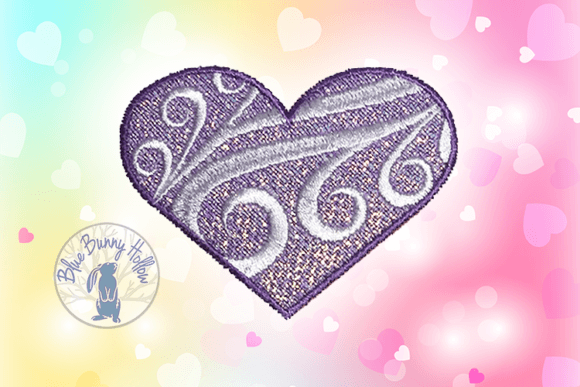 Artistic Hearts: A Creative Embroidery Design