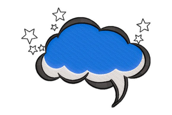 Comic Blank Speech Bubble