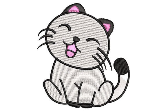 Cute Cat Sitting Pretty