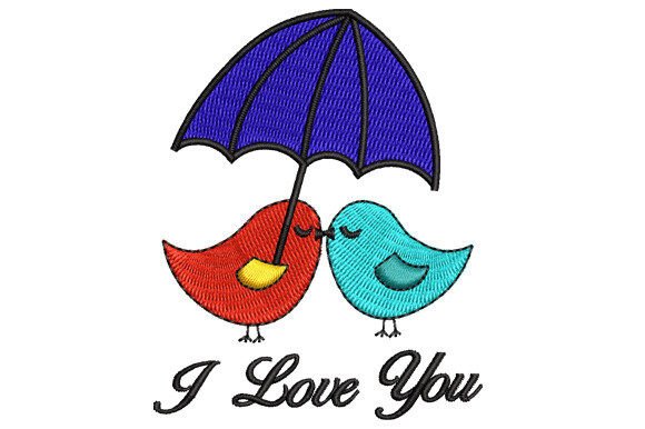 I Love You Loving Birds