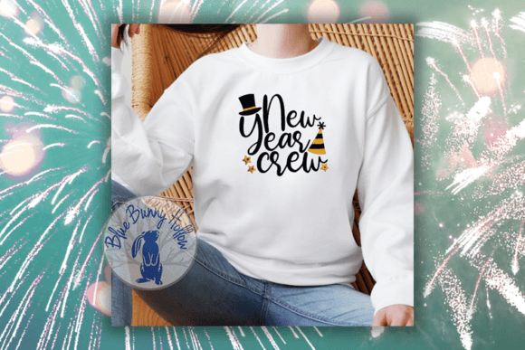New Year Crew Embroidery Design